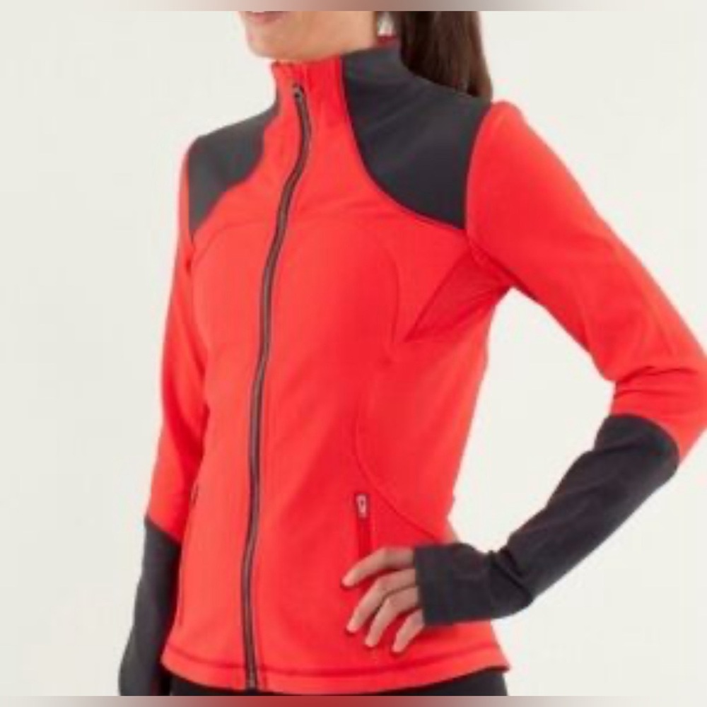 Lululemon red and black sweater